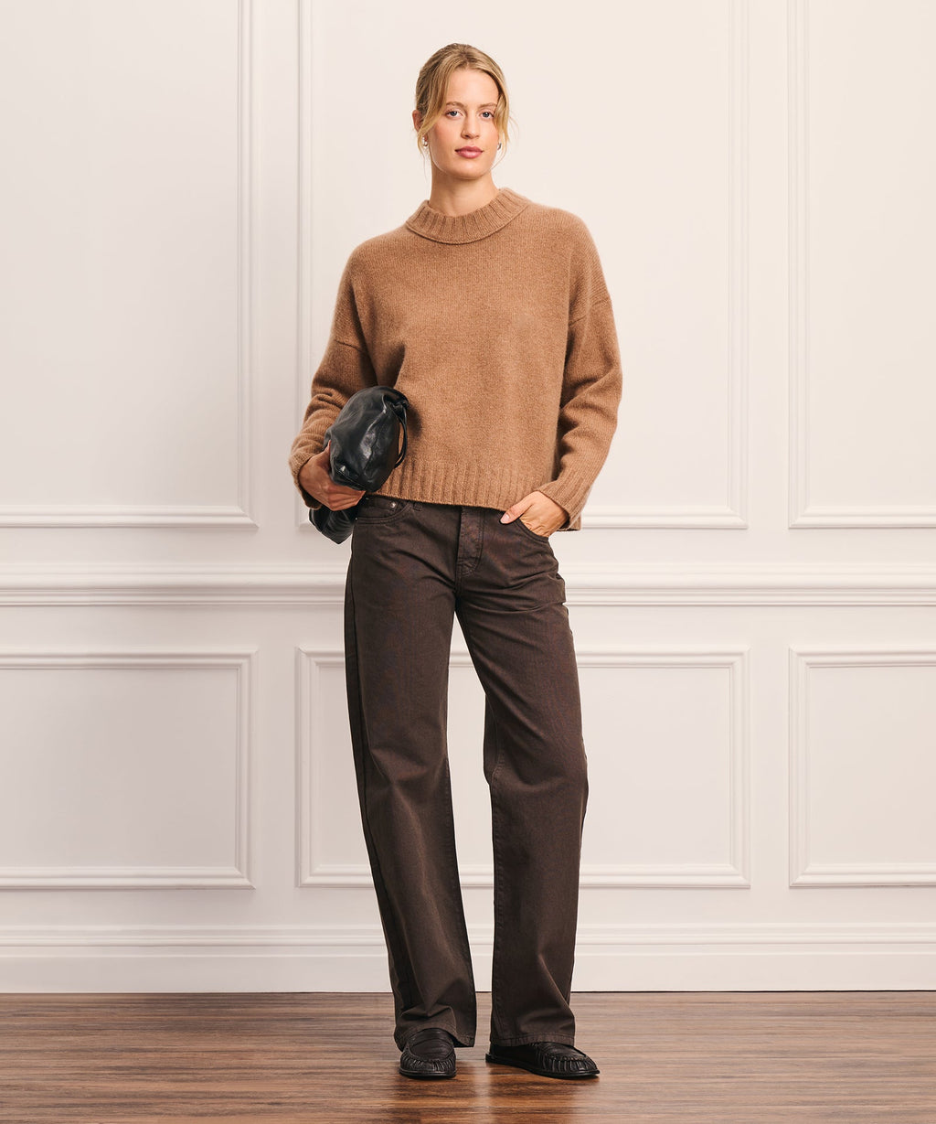 Super Luxe Cashmere Crewneck Sweater