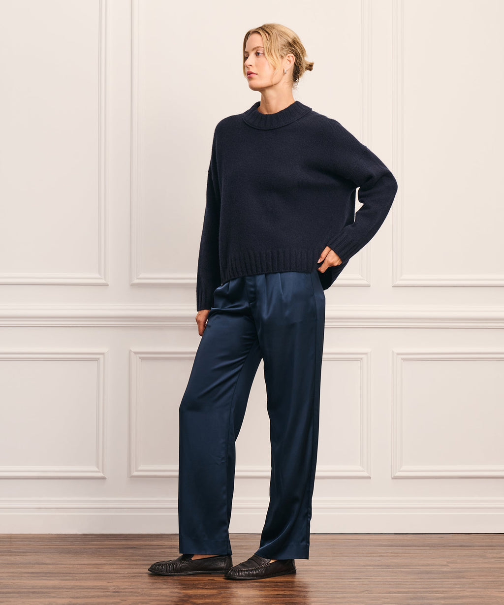 Super Luxe Cashmere Crewneck Sweater