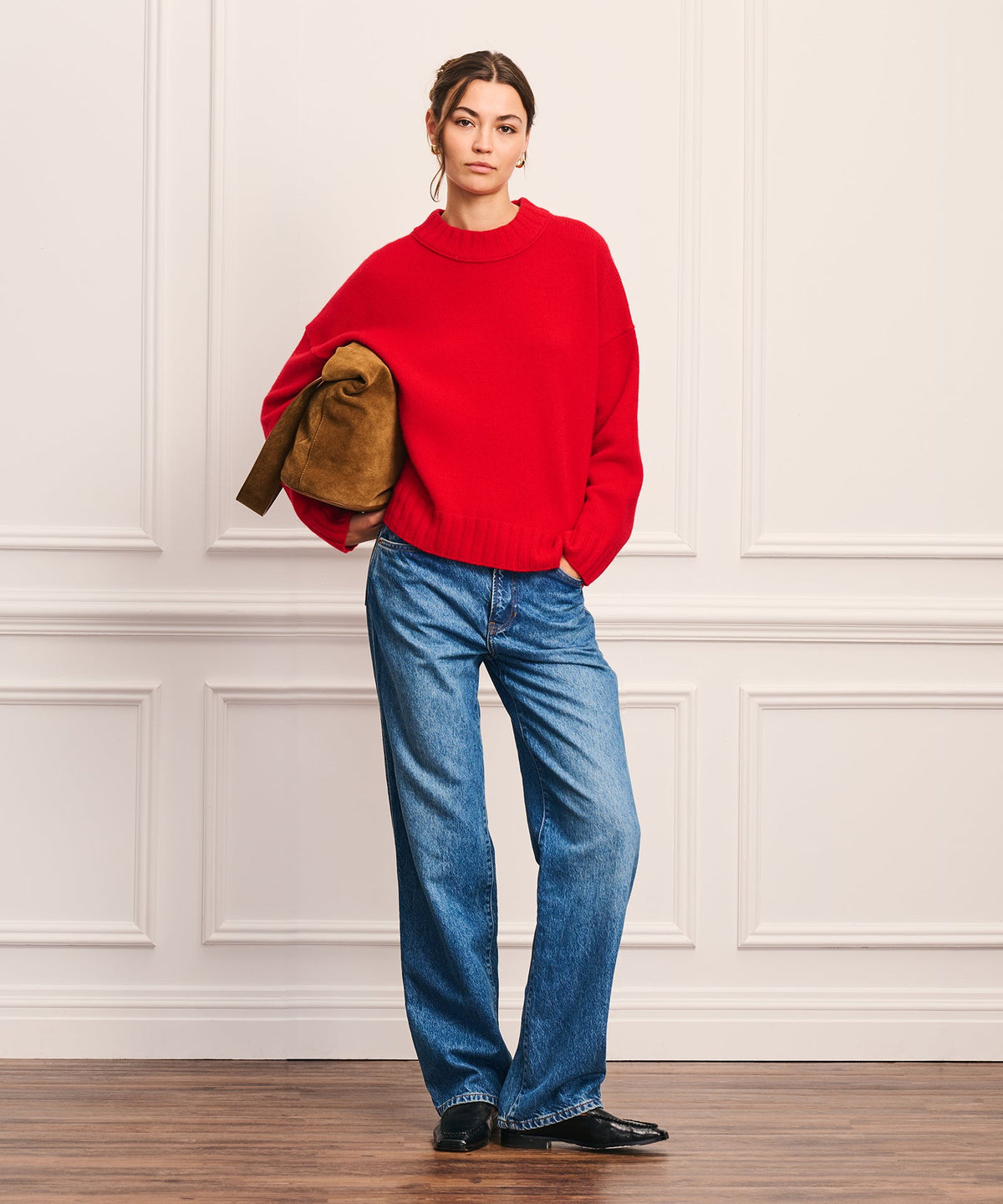 Super Luxe Cashmere Crewneck Sweater
