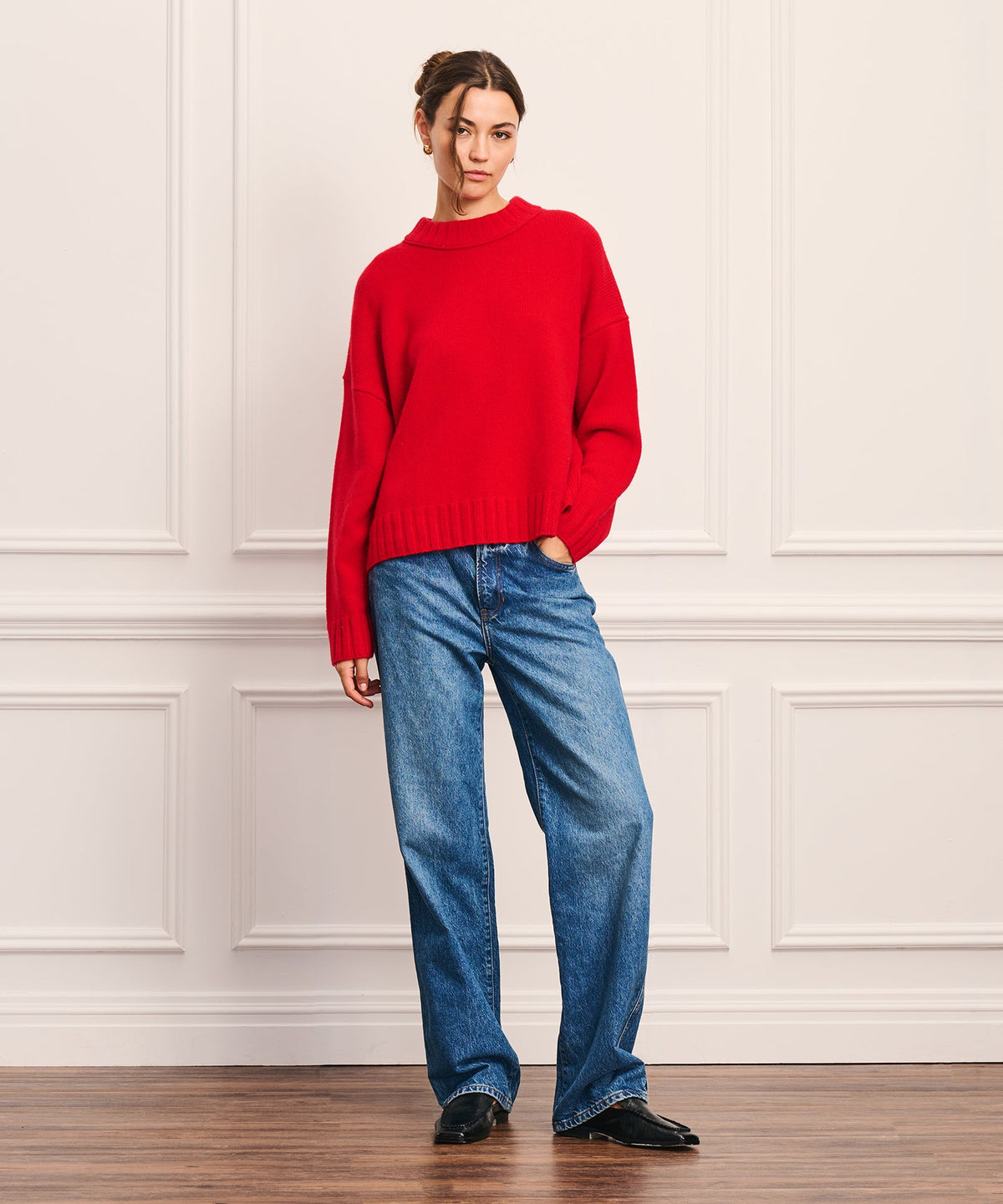 Super Luxe Cashmere Crewneck Sweater