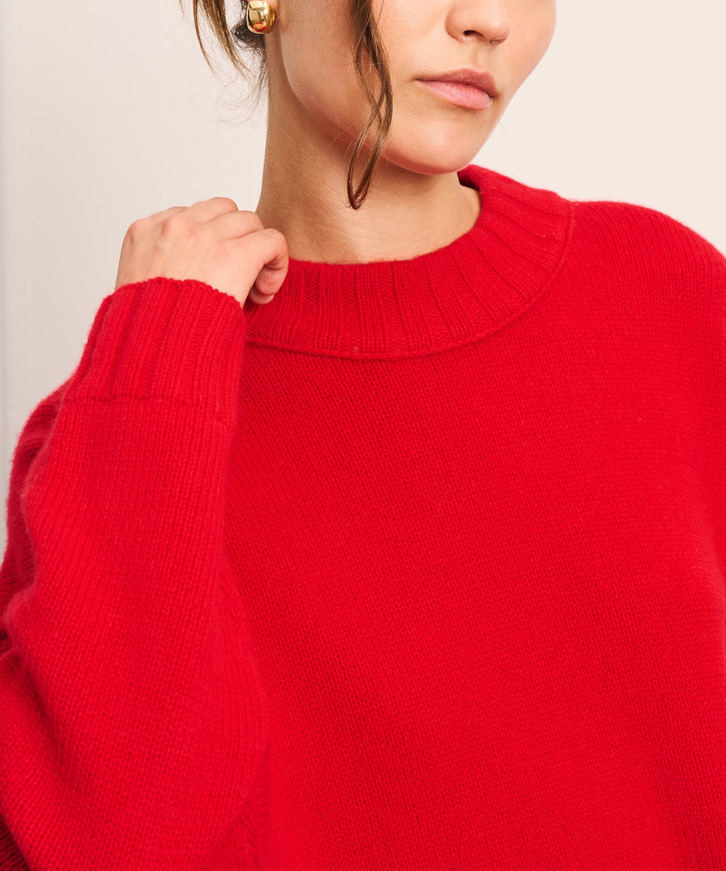 Super Luxe Cashmere Crewneck Sweater