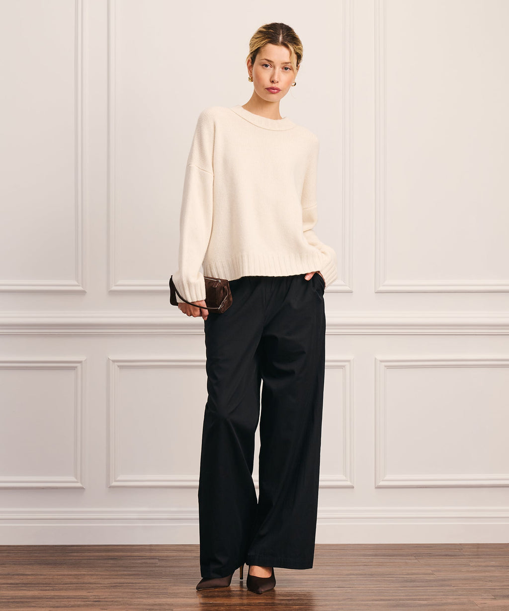 Super Luxe Cashmere Crewneck Sweater