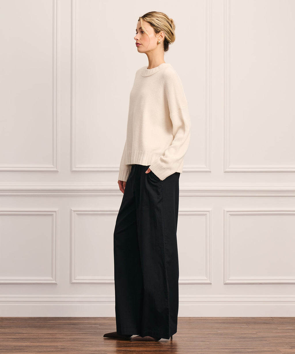 Super Luxe Cashmere Crewneck Sweater