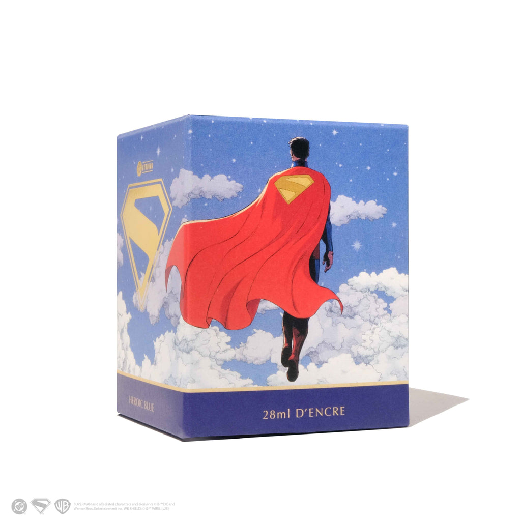 Superman 28ml Ink set + Modern Antiques Inkwell