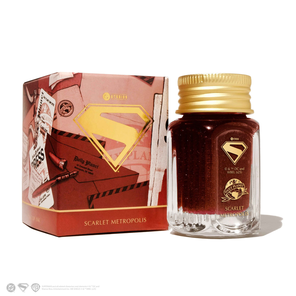 Superman 28ml Ink set + Modern Antiques Inkwell