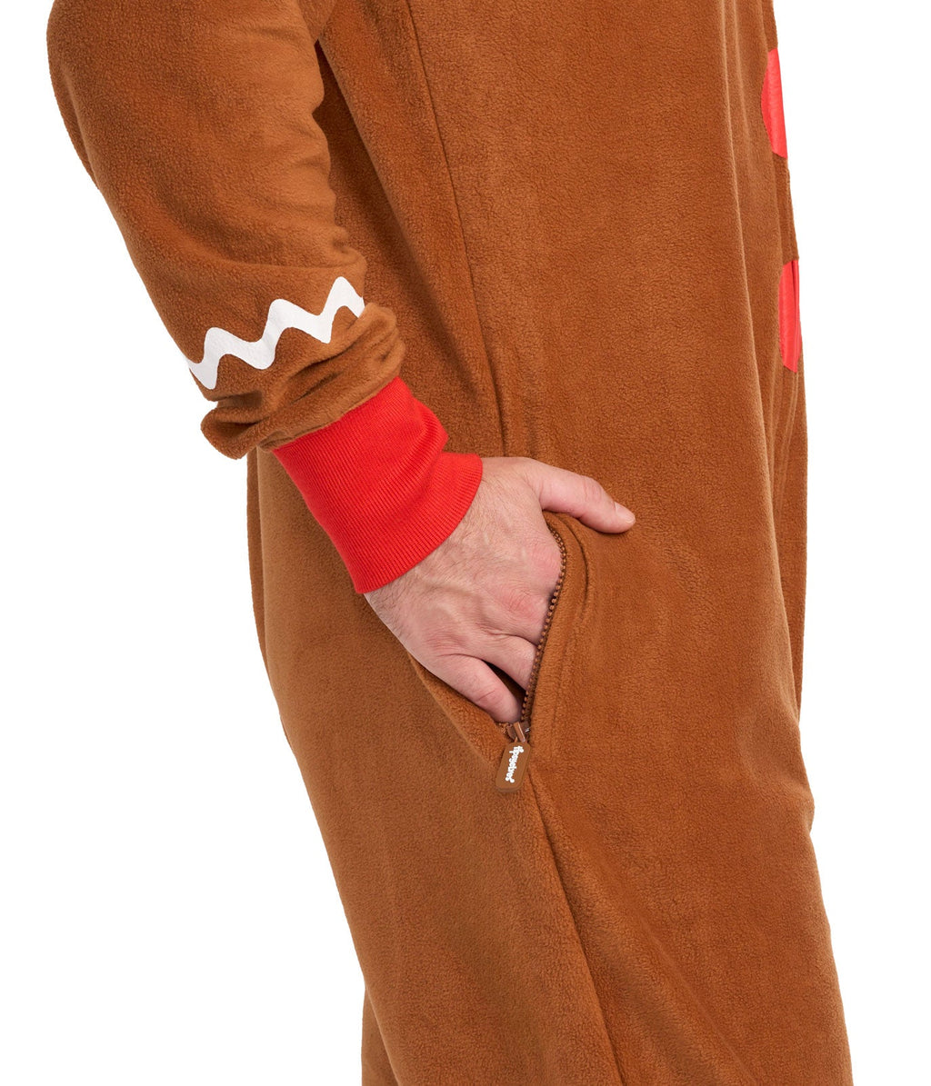 Men's Gingerbread Man Jumpsuit
