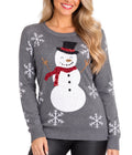 Women's Sequined Snow Day Ugly Christmas Sweater