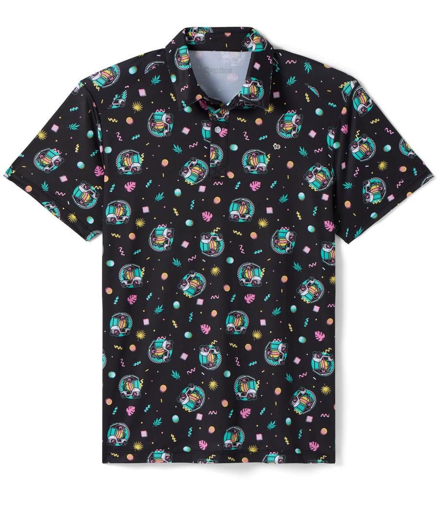 Men's Cart Dog Golf Polo