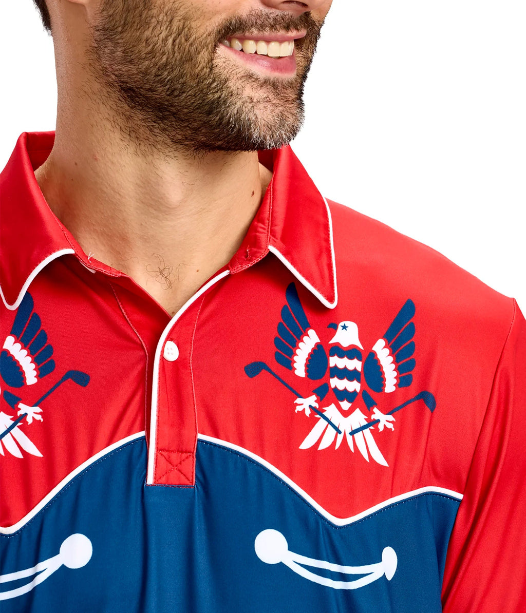 Men's Freedom Flies Golf Polo