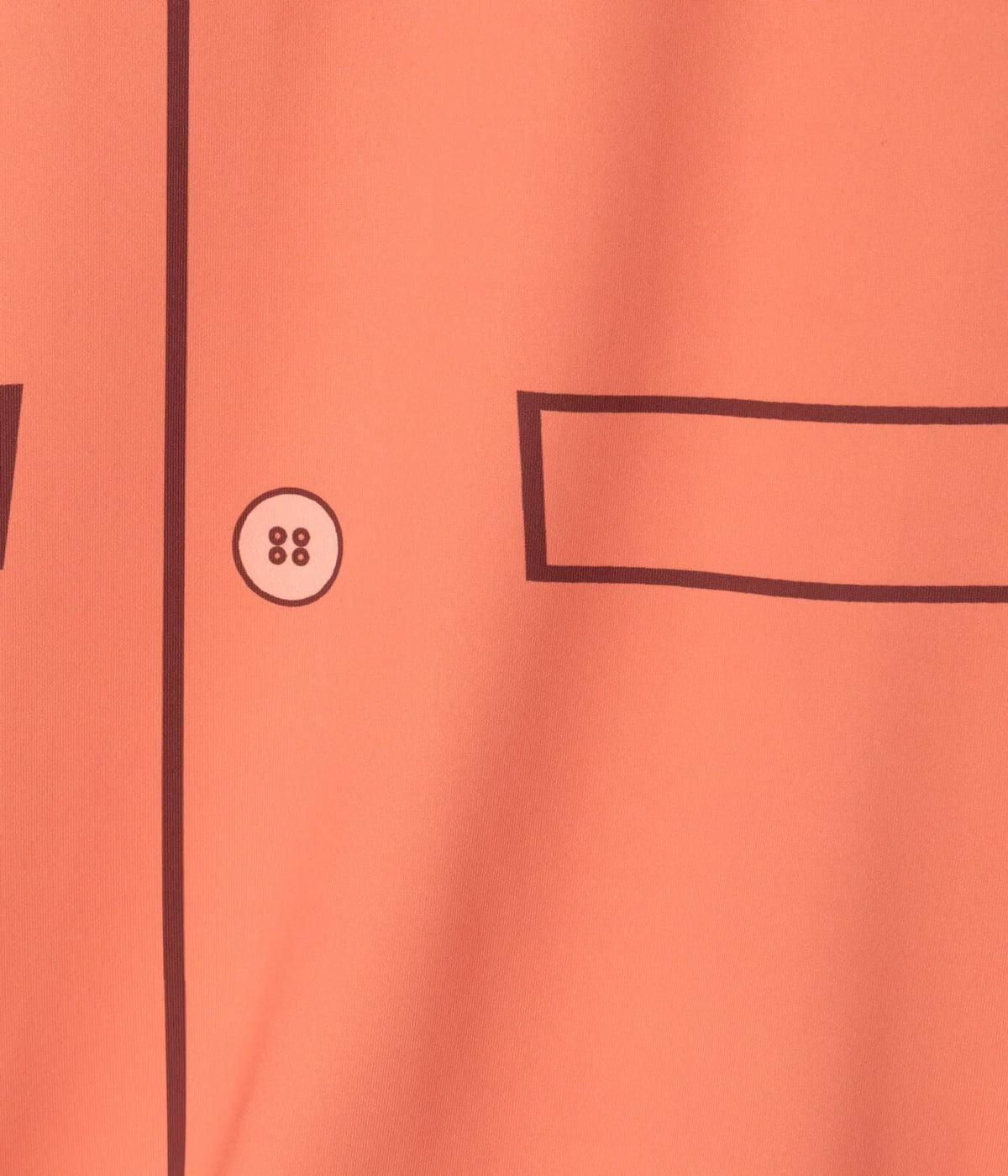 Men's Dumb Orange Tuxedo Pickleball Shirt