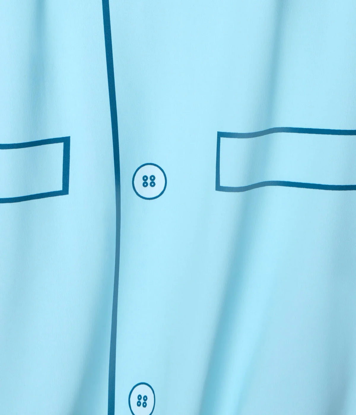 Men's Dumb Blue Tuxedo Pickleball Shirt