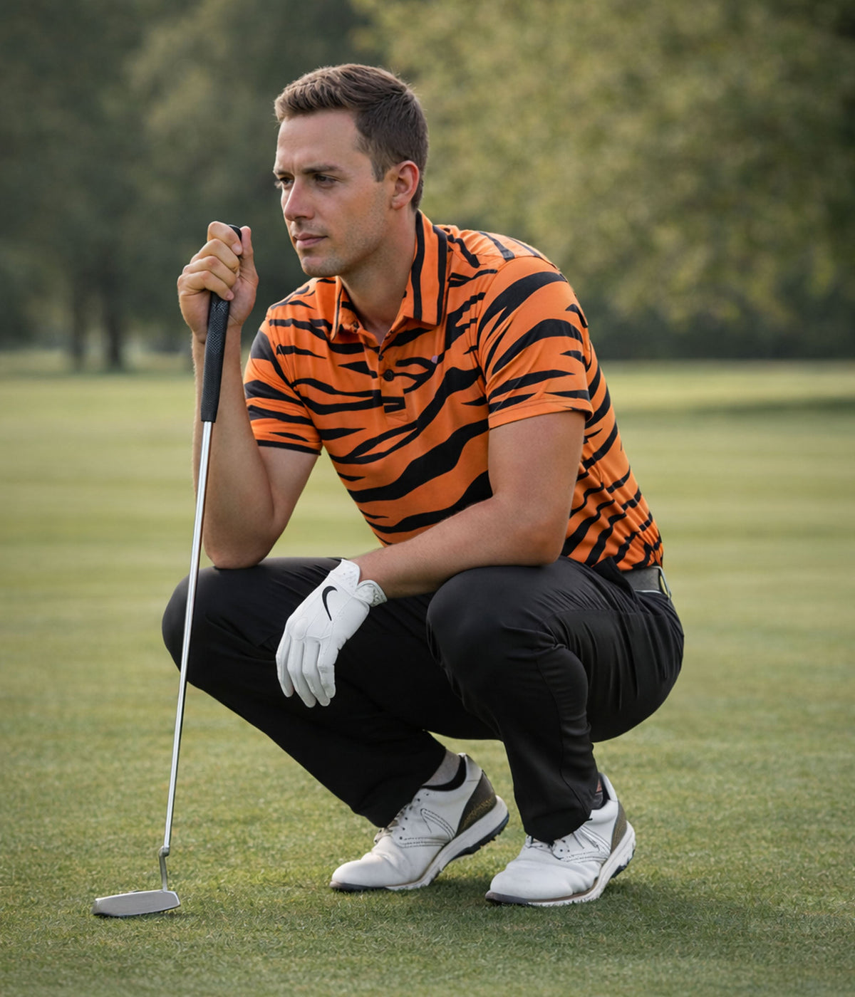Men's Tiger Golf Polo