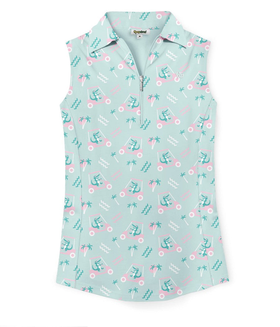 Women's Golf Cart Gator Golf Polo