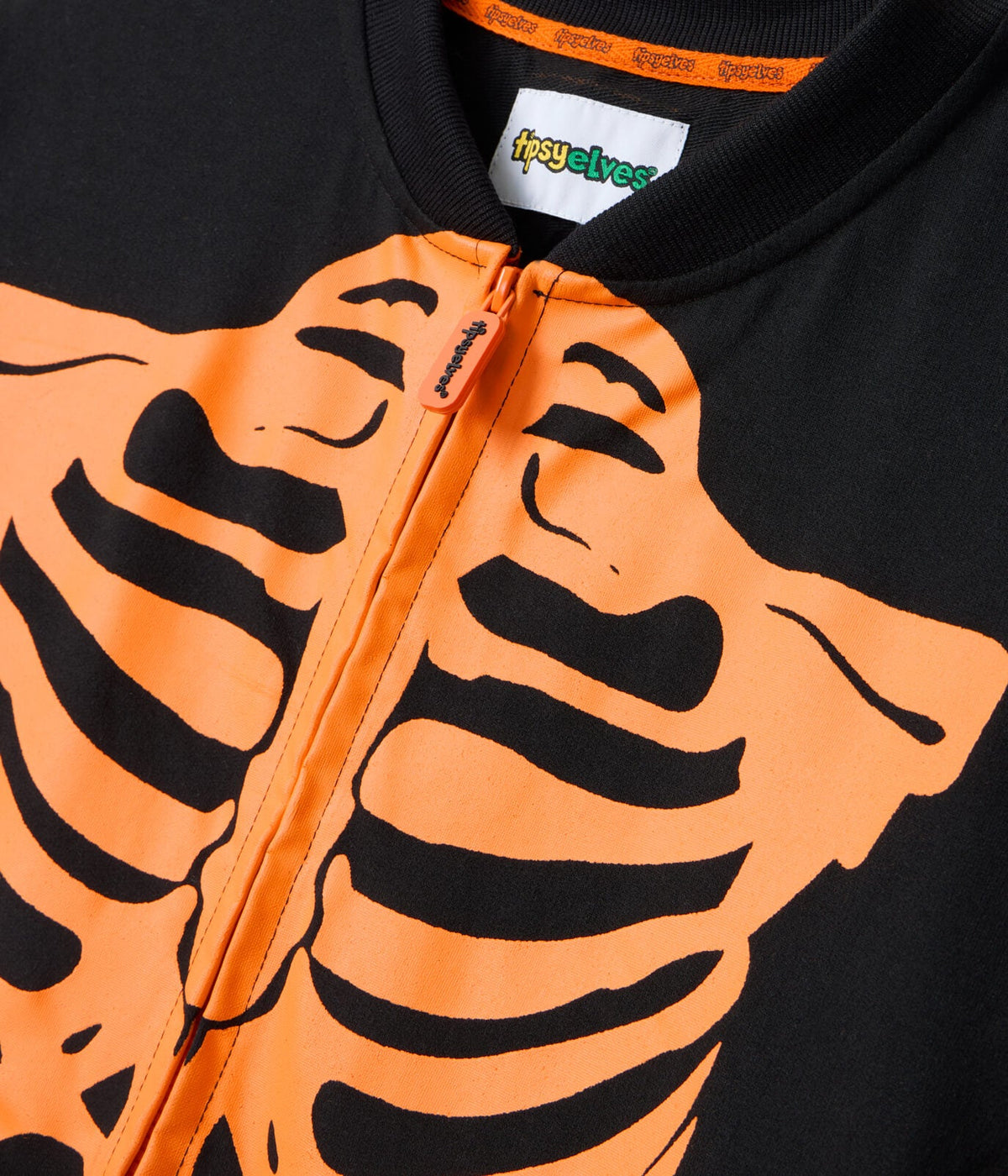 Men's Pumpkin Head Skeleton Costume
