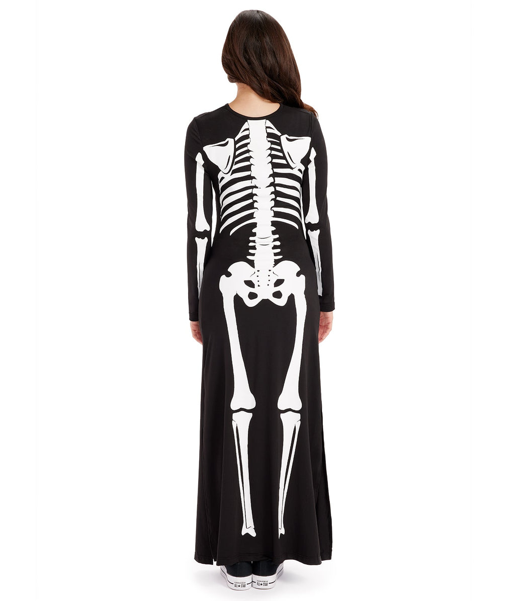 Pregnant Skeleton Maternity Costume Dress