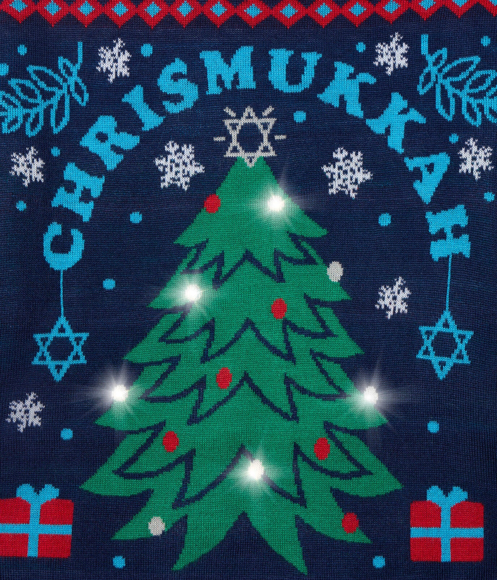 Women's Chrismukkah Light Up Sweater