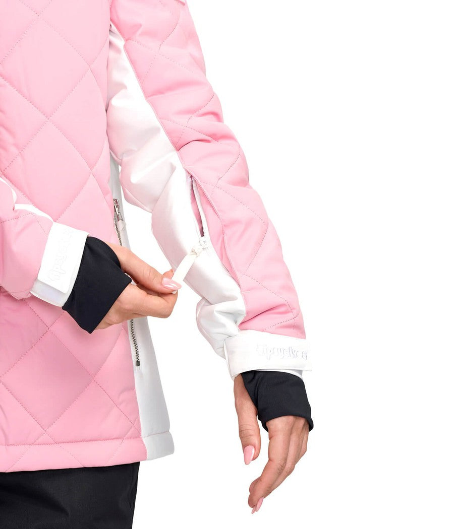 Women's Powder Pink Winter Jacket