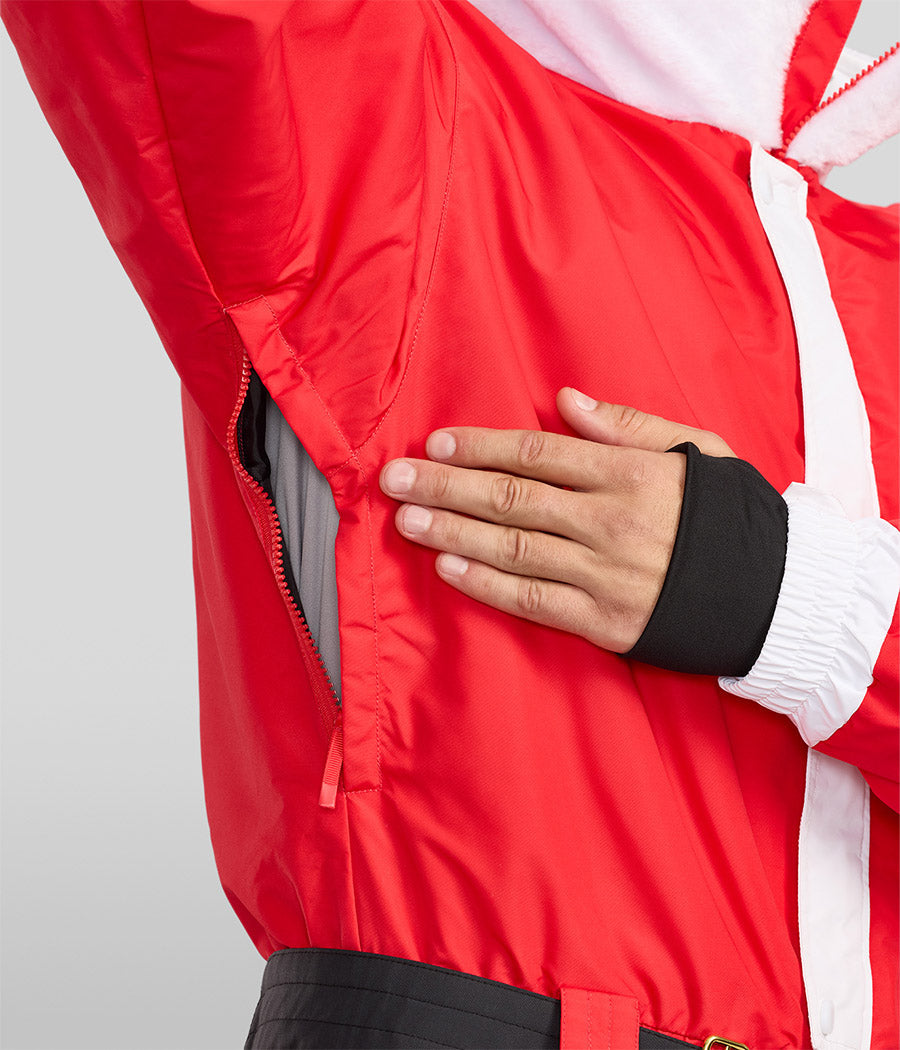 Men's Santa Snow Suit and Helmet cover
