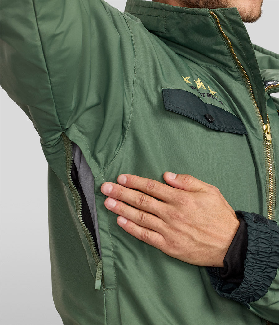 Men's Fighter Pilot Snow Suit and Helmet Cover