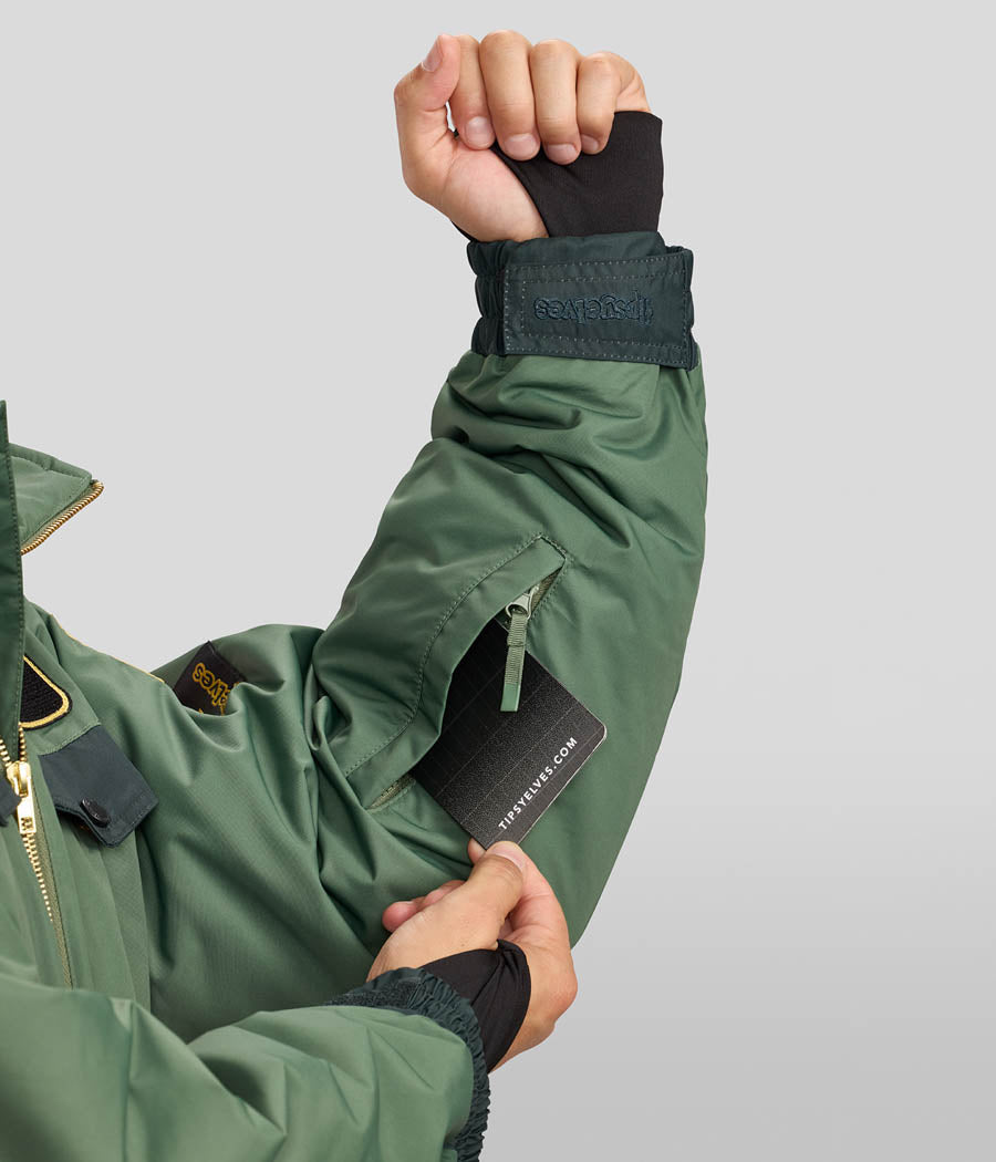 Men's Fighter Pilot Ski Suit and Helmet Cover