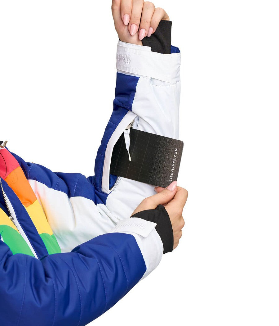 Women's Rainbow Runway Ski Suit
