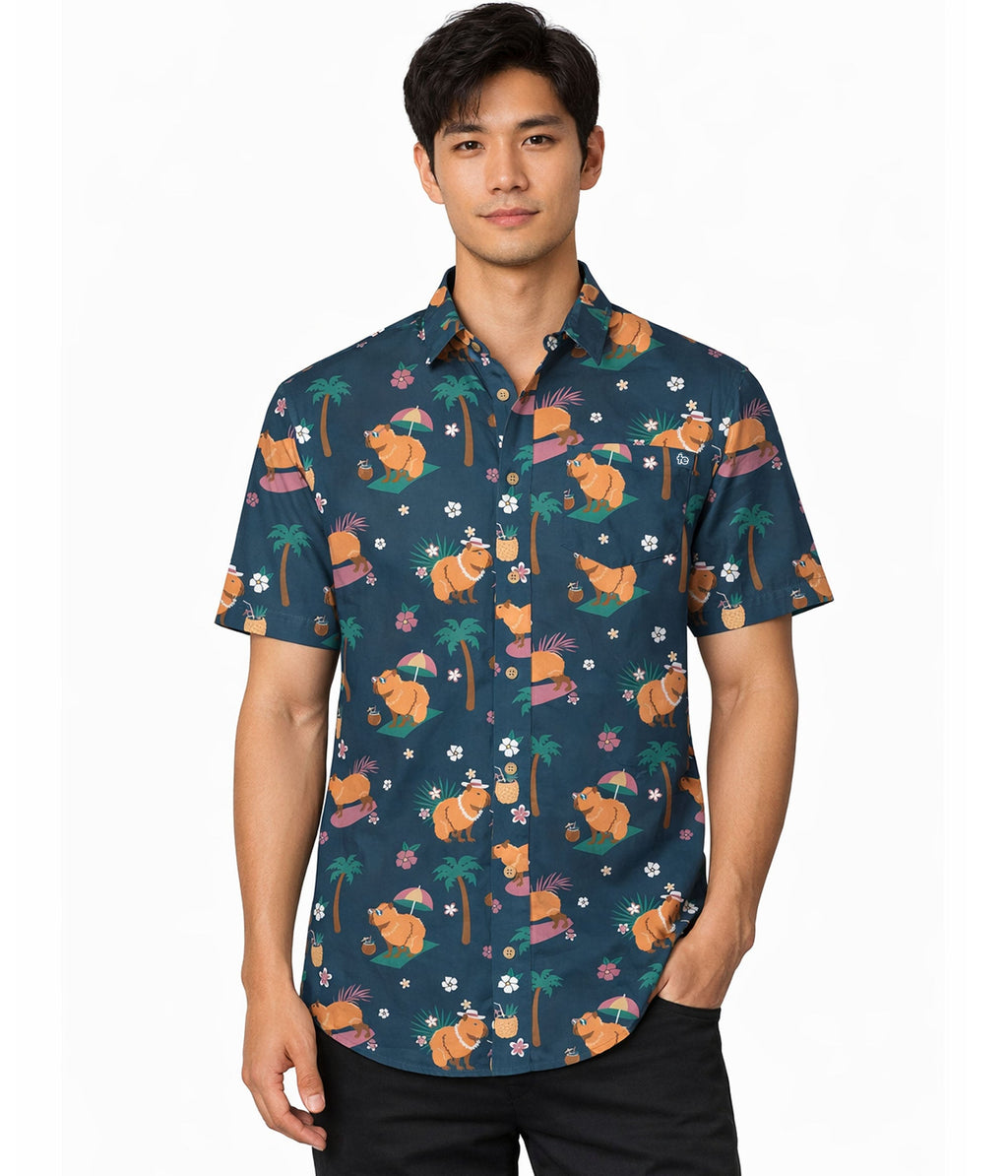 Men's Bahama Capybara Hawaiian Shirt