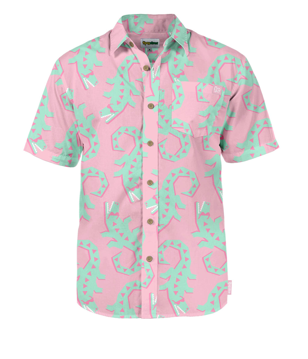 Men's Good Time Gator Button Down Shirt