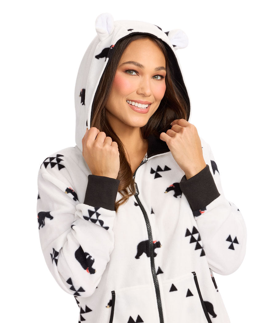 Women's Beary Christmas Jumpsuit