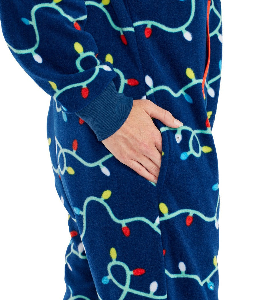 Women's String of Lights Light Up Jumpsuit