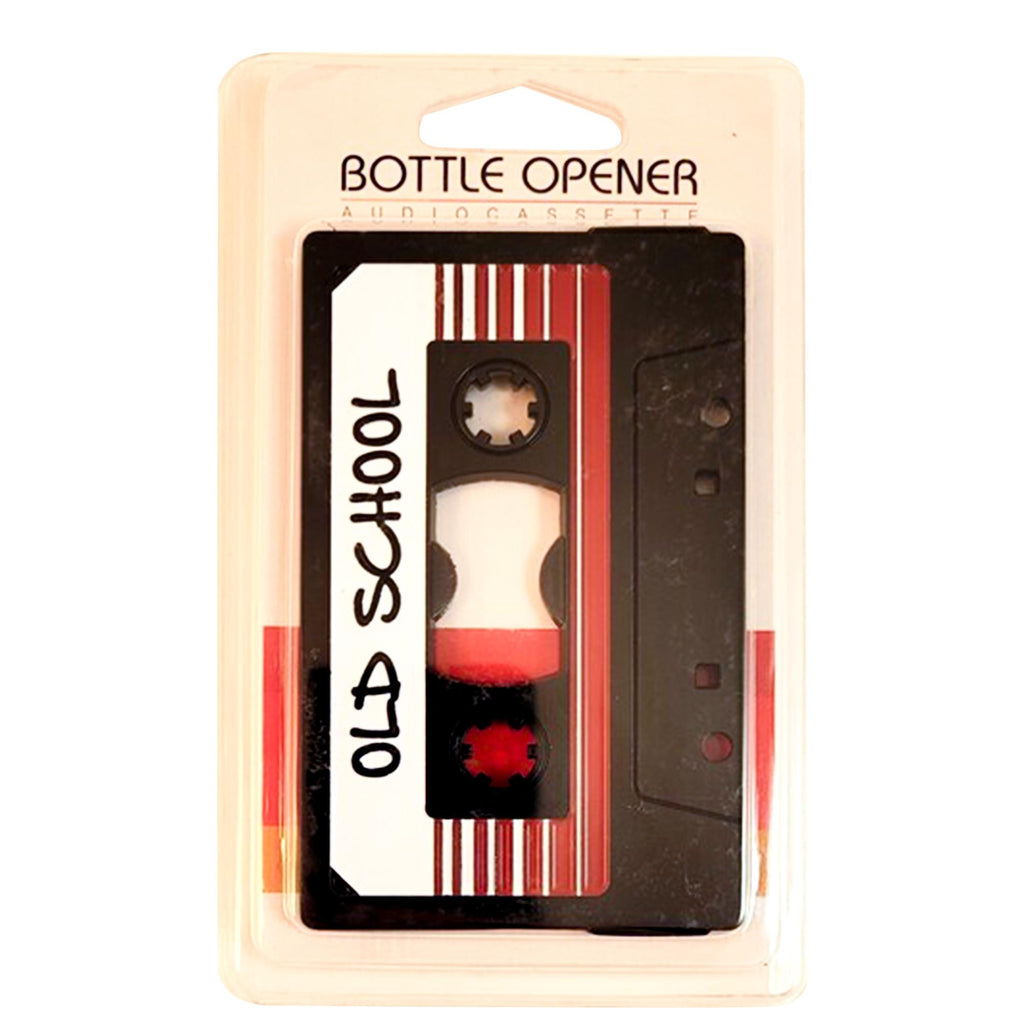"Old School" 80's Retro Cassette Metal Magnet Bottle Opener