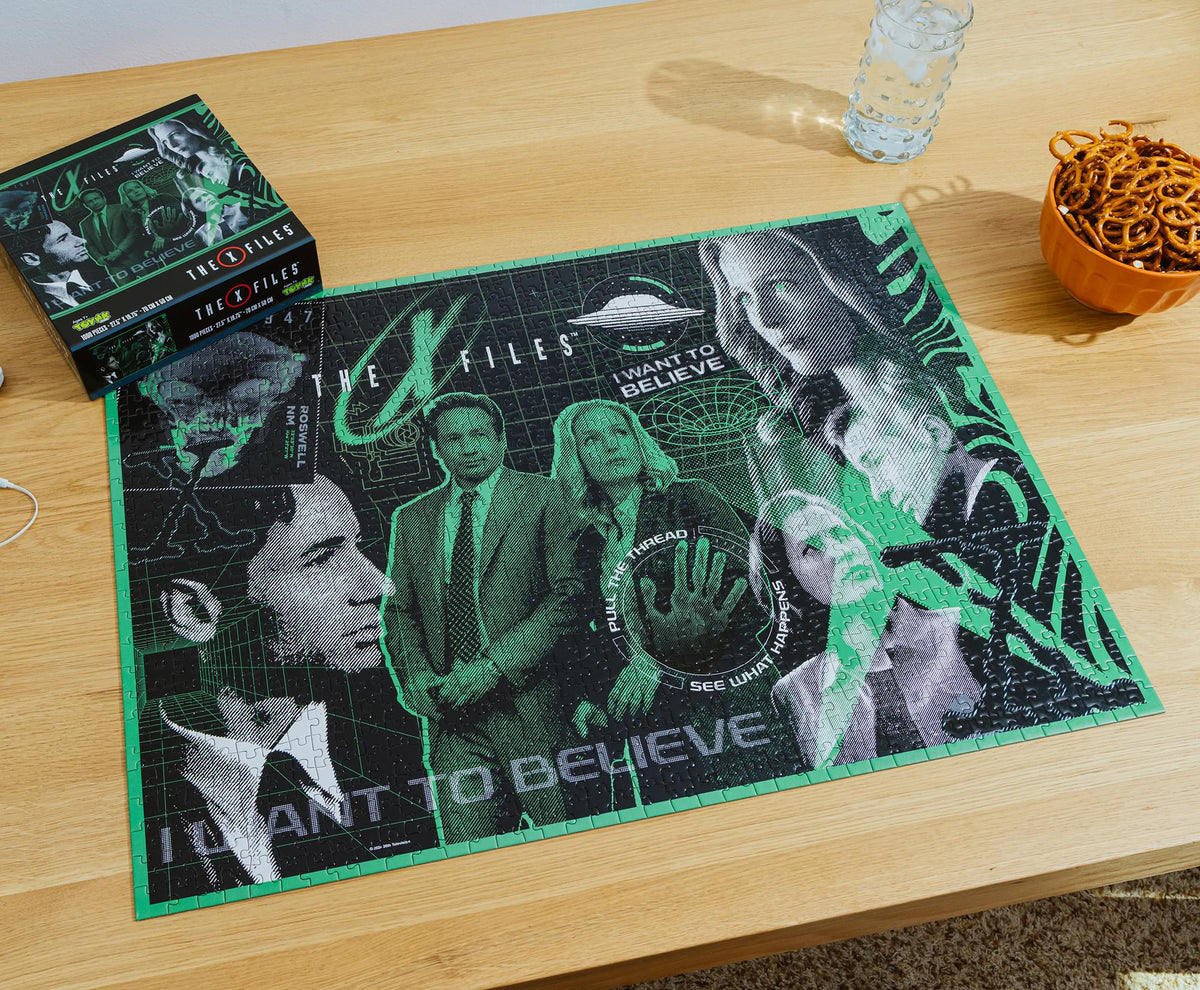 The X-Files "I Want To Believe" 1000-Piece Jigsaw Puzzle | Toynk Exclusive