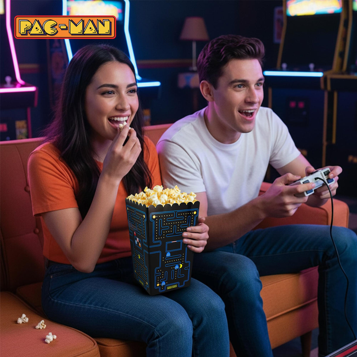 PAC-MAN Maze Popcorn Storage Bucket | Set of 2