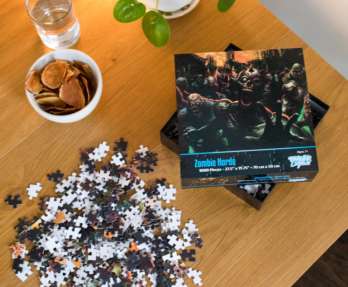 Zombie Horde Monster Horror 1000 Piece Jigsaw Puzzle