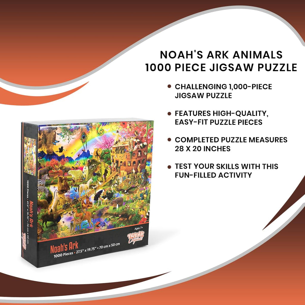 Noah's Ark Animals 1000 Piece Jigsaw Puzzle