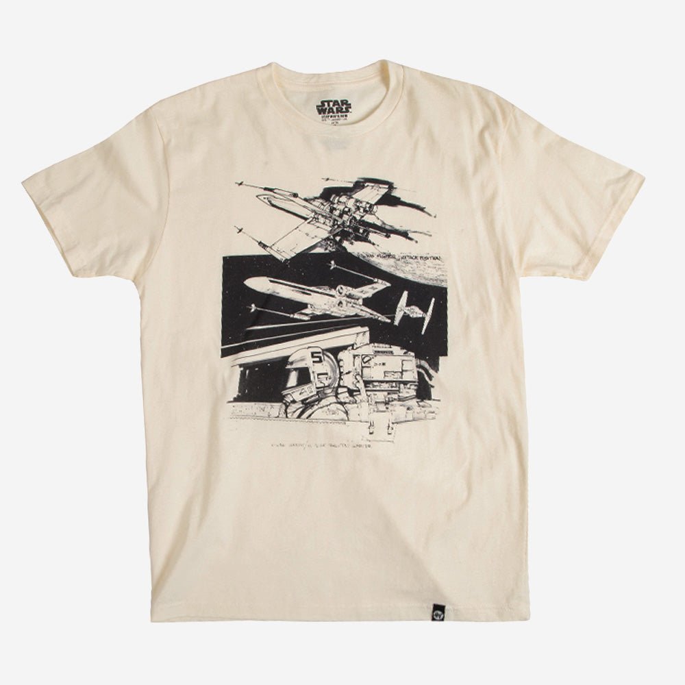 X-Wing Cockpit Storyboard Collage Classic Comfort Tee