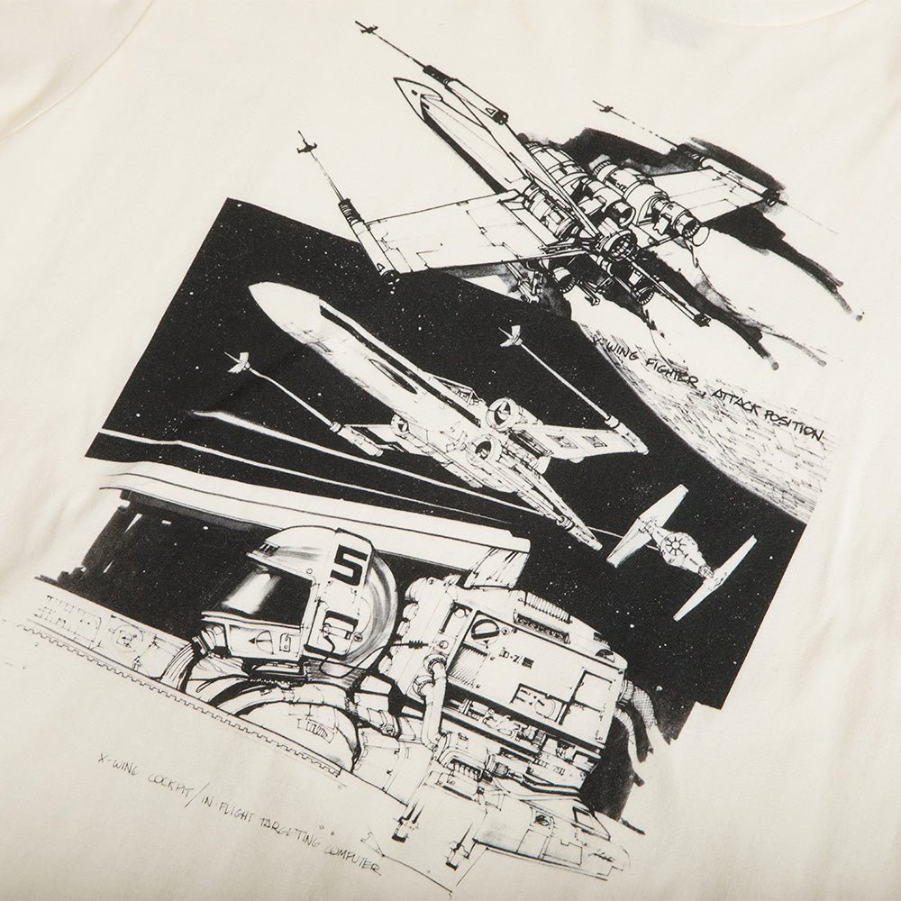 X-Wing Cockpit Storyboard Collage Classic Comfort Tee