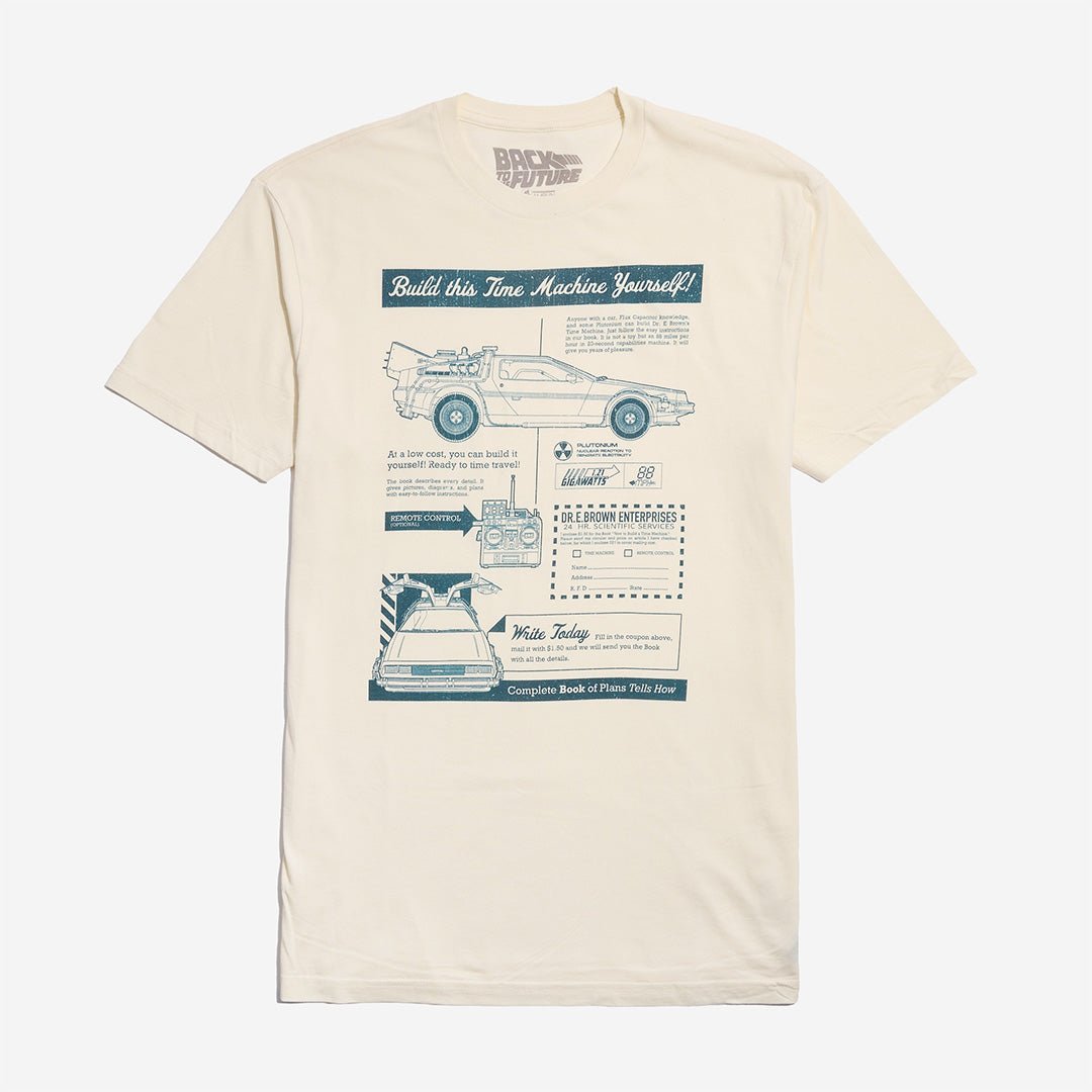 Time Machine Blueprints Classic Comfort Tee