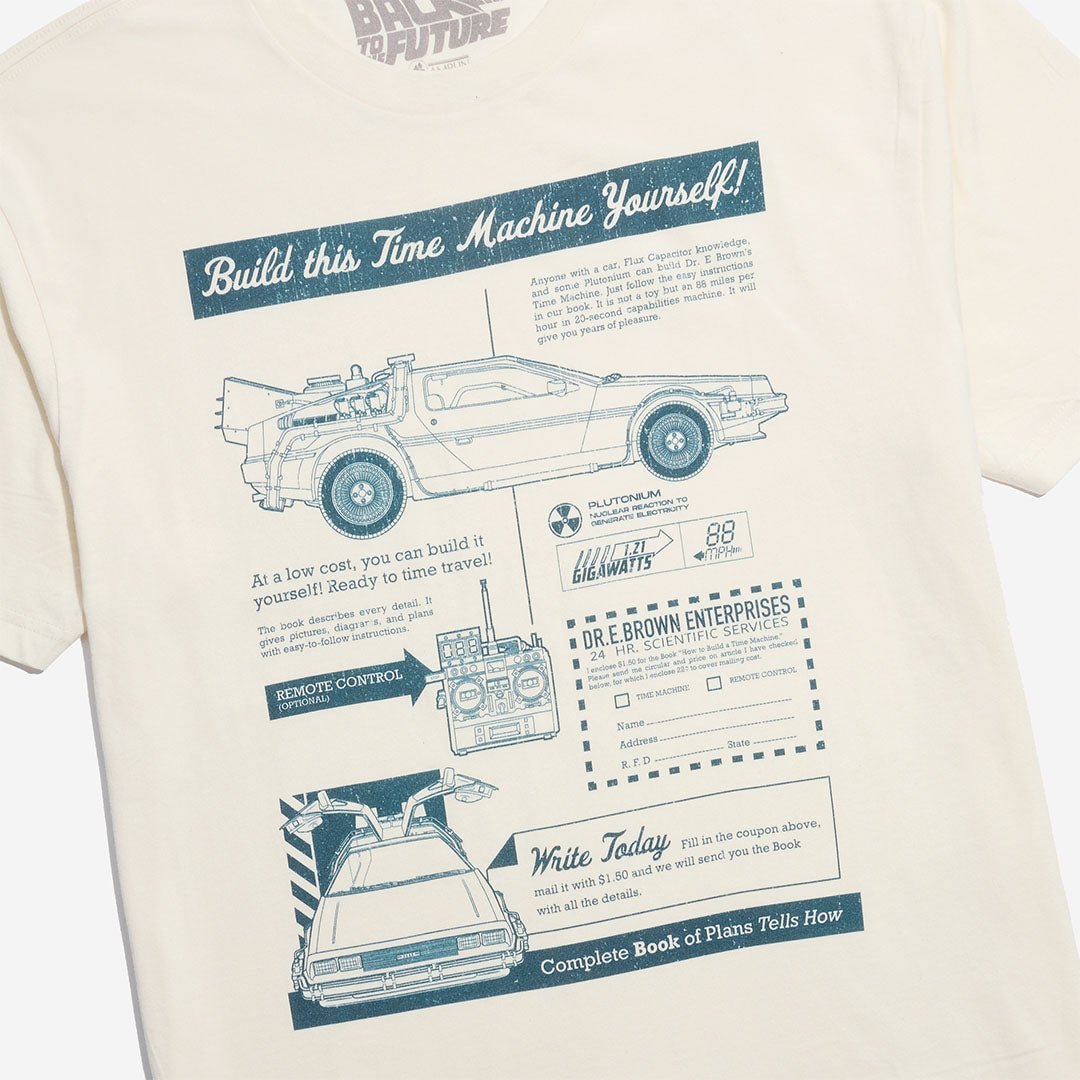 Time Machine Blueprints Classic Comfort Tee