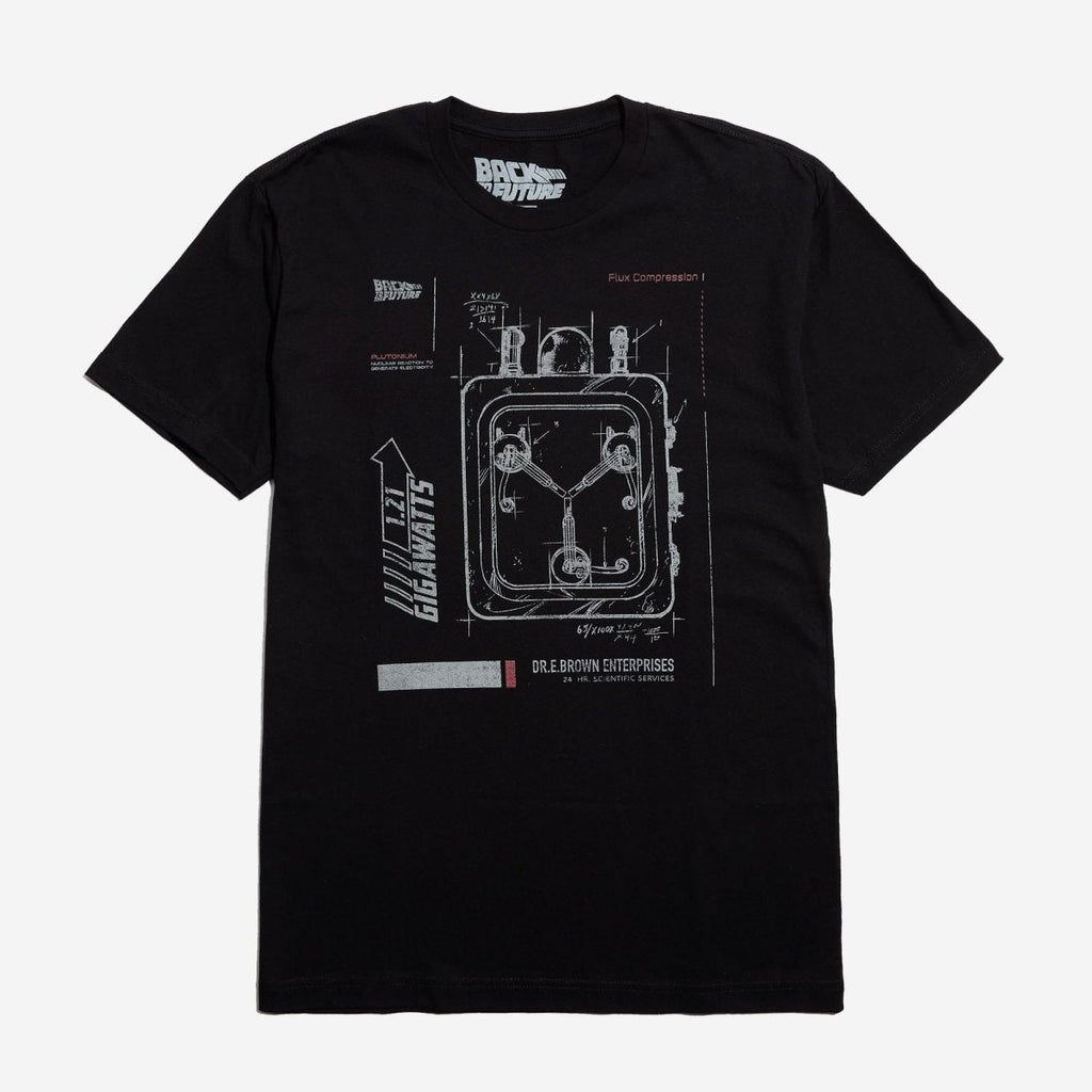 Flux Capacitor Schematic Classic Comfort Tee