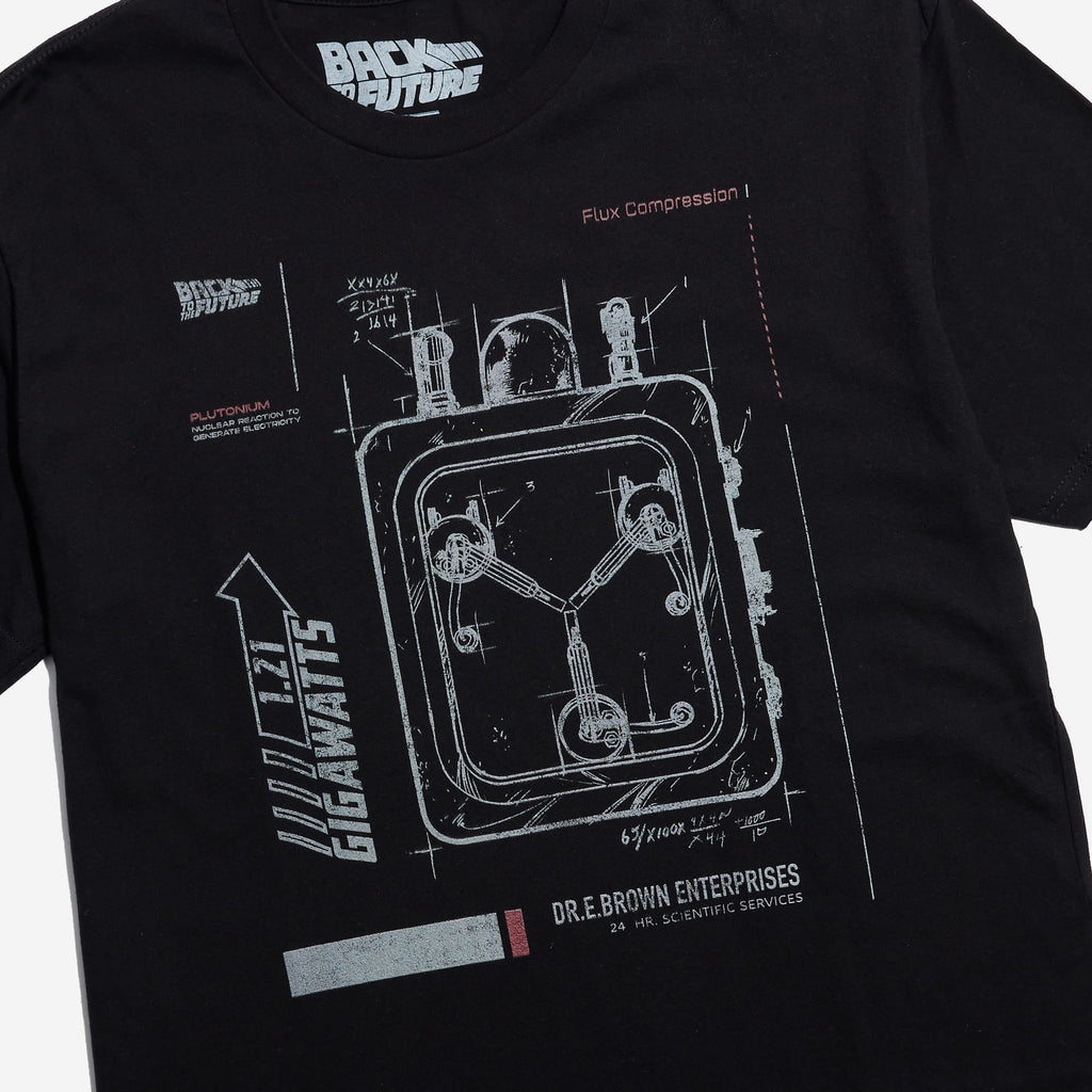 Flux Capacitor Schematic Classic Comfort Tee