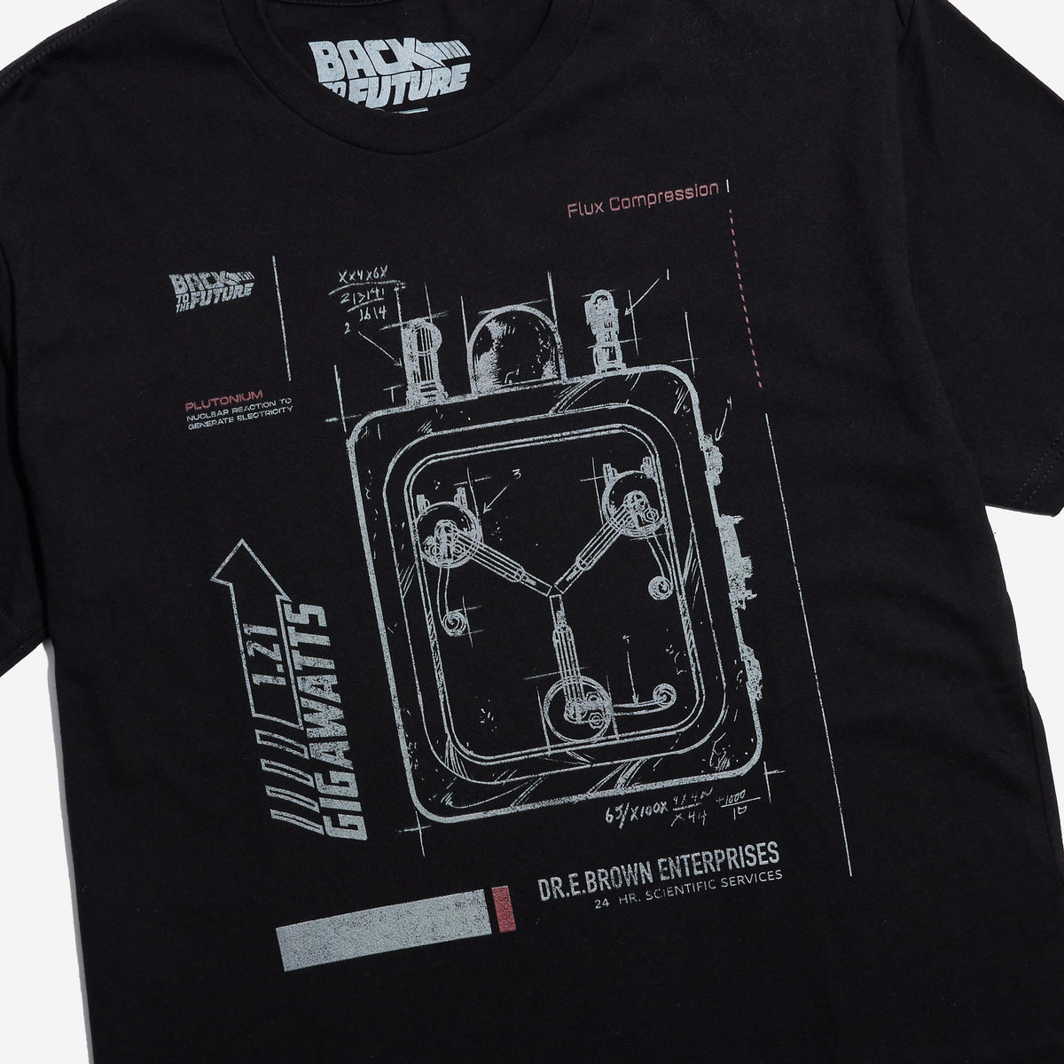 Flux Capacitor Schematic Classic Comfort Tee