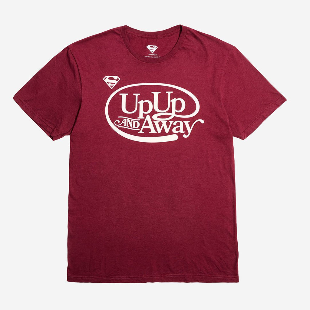 Superman Up Up and Away Classic Comfort Tee