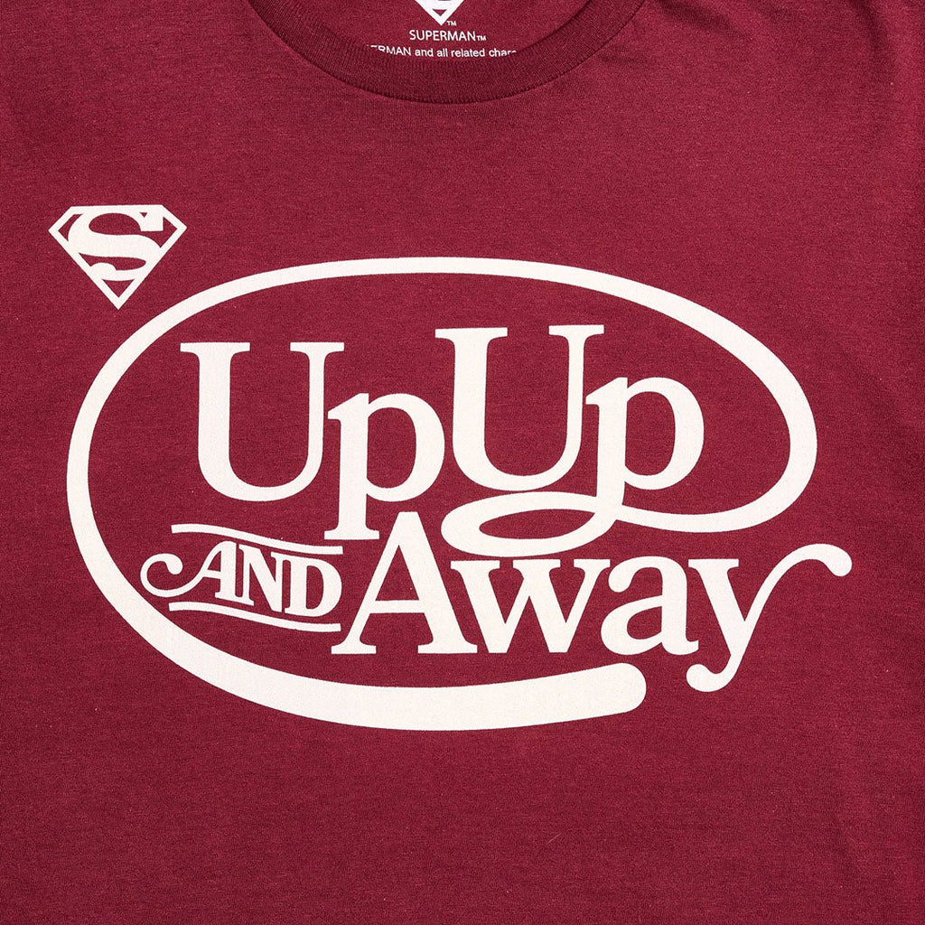 Superman Up Up and Away Classic Comfort Tee