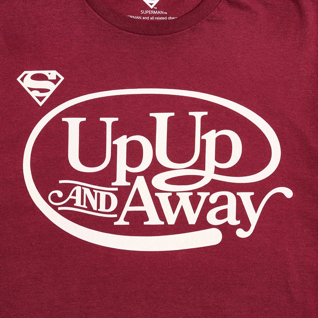 Superman Up Up and Away Classic Comfort Tee