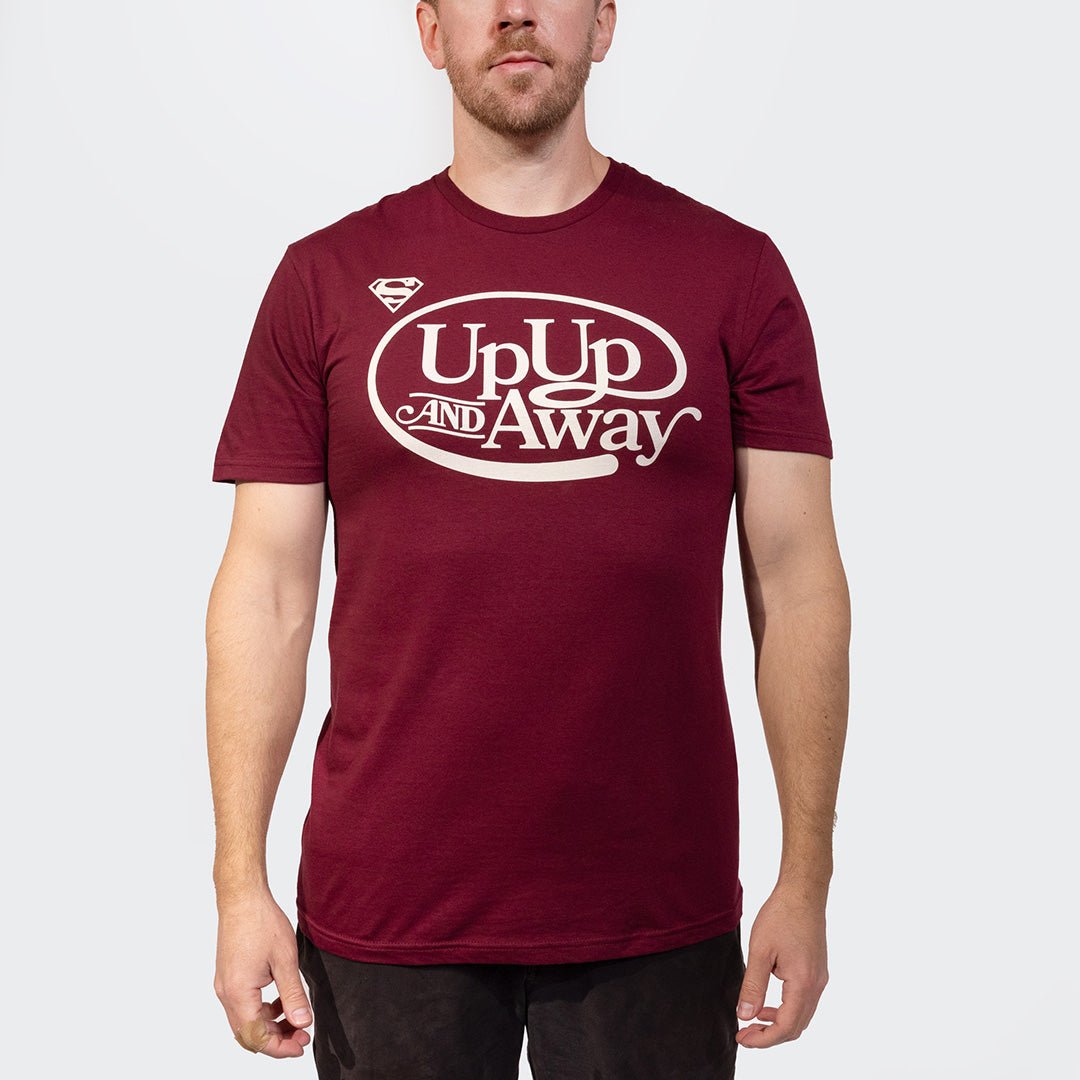 Superman Up Up and Away Classic Comfort Tee