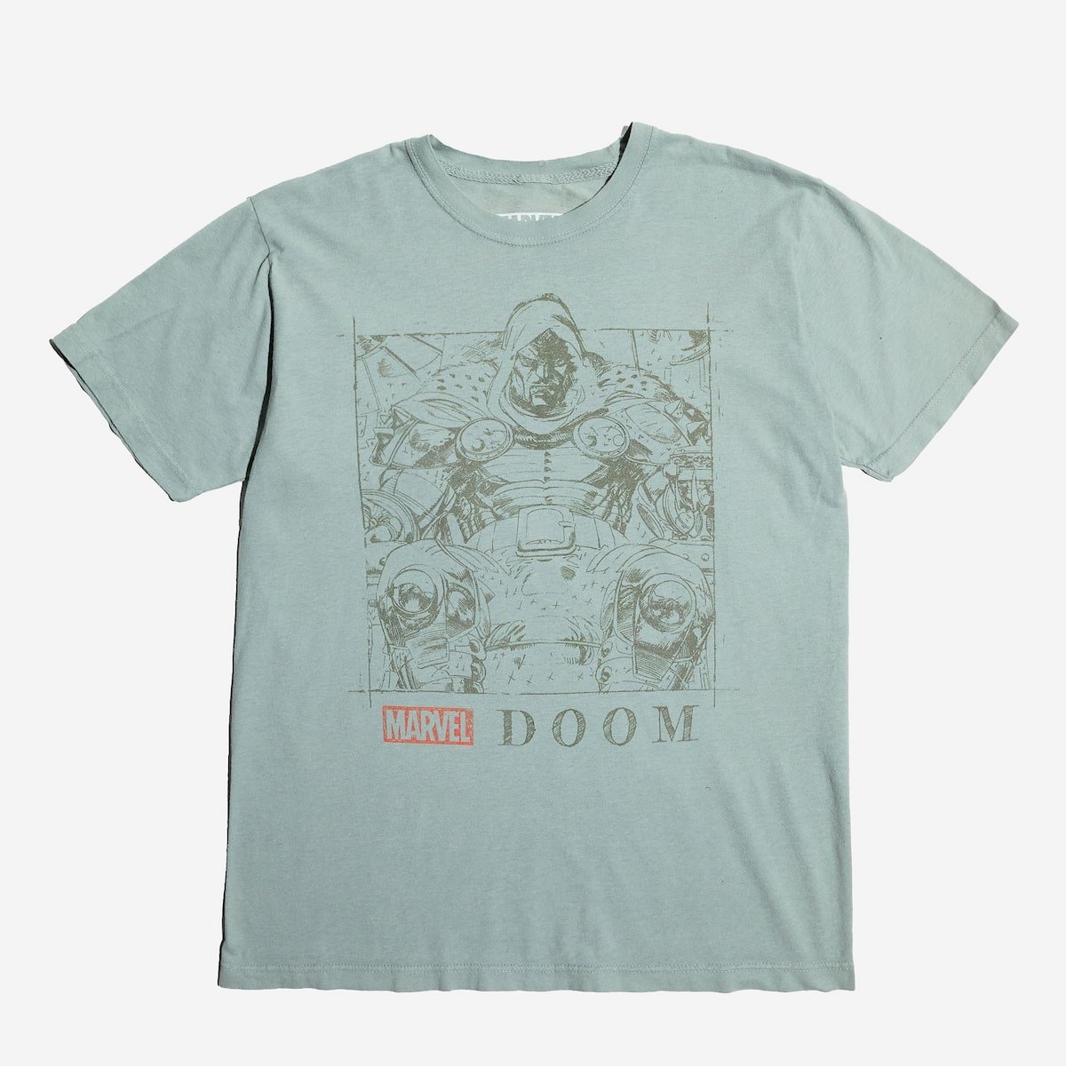 Doctor Doom Sketch Vintage Soft Tee