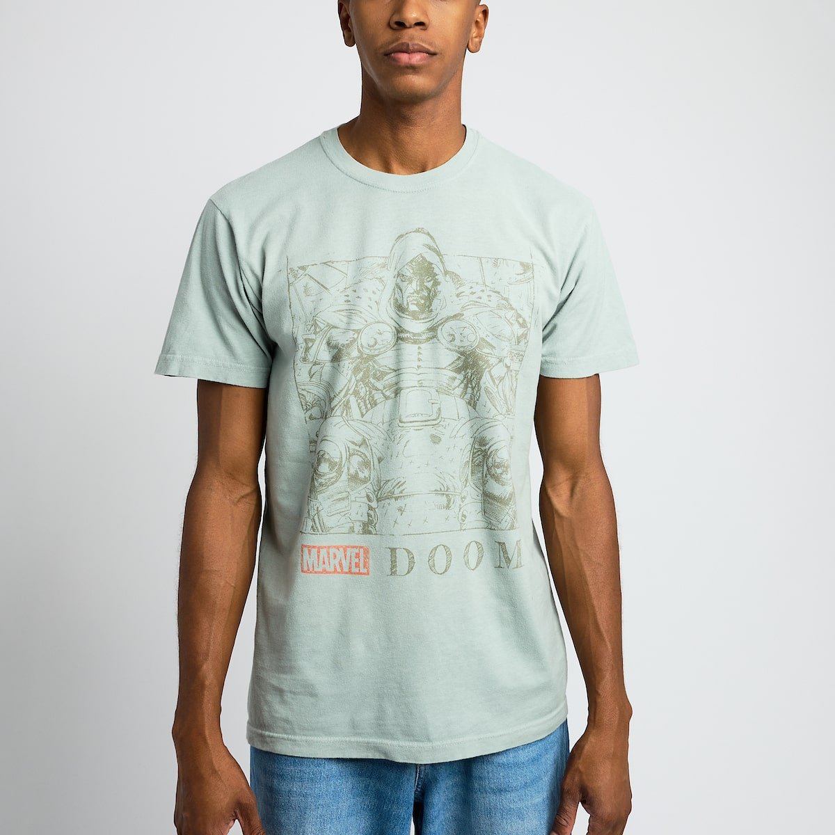 Doctor Doom Sketch Vintage Soft Tee