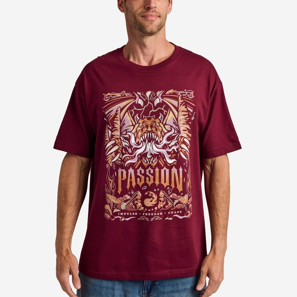 Red Mana Oversized Grail Tee