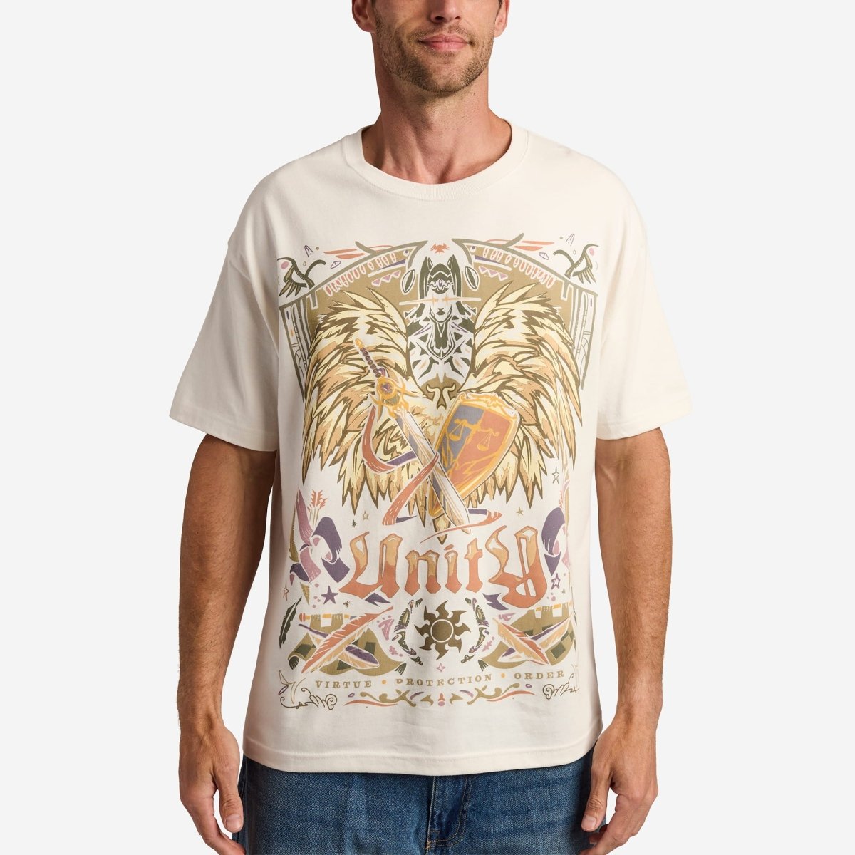 White Mana Oversized Grail Tee