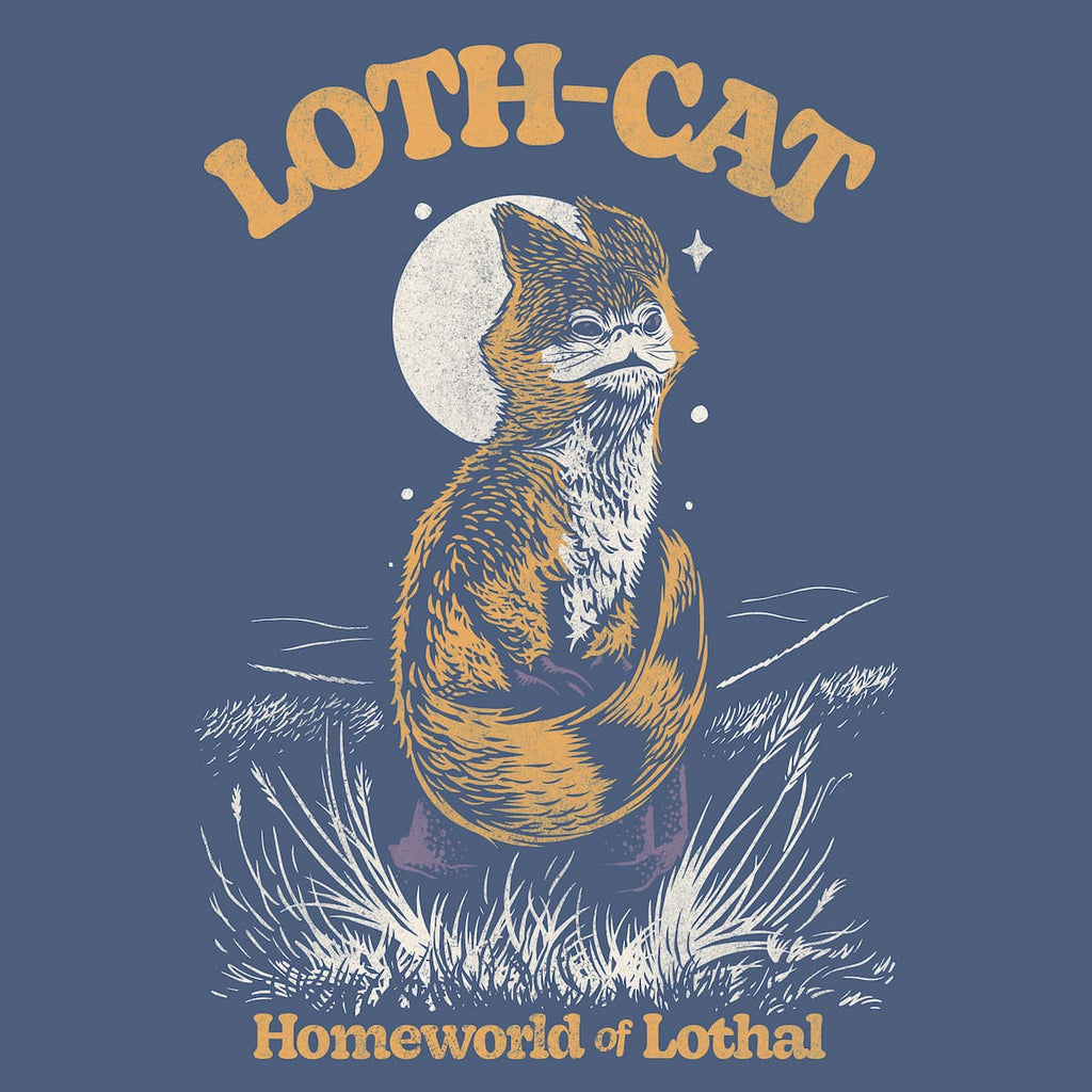 Loth Cat Stamp Vintage Soft Tee